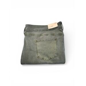 NYDJ Marilyn Straight Green Stretch Jeans Lift Tuck Tech Womens 22W NWT